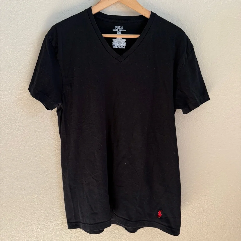 Polo Ralph Lauren Black Basic Shirt Size L